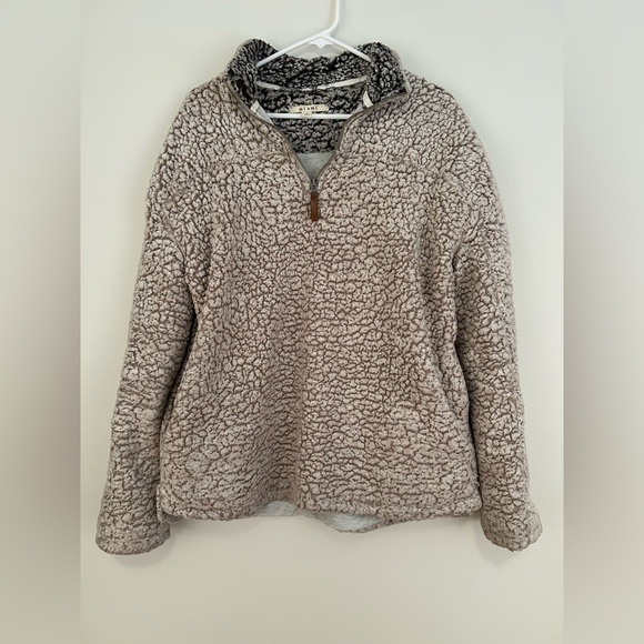 Quarter Zip Sherpa Sweatshirt - Picture 1 of 5
